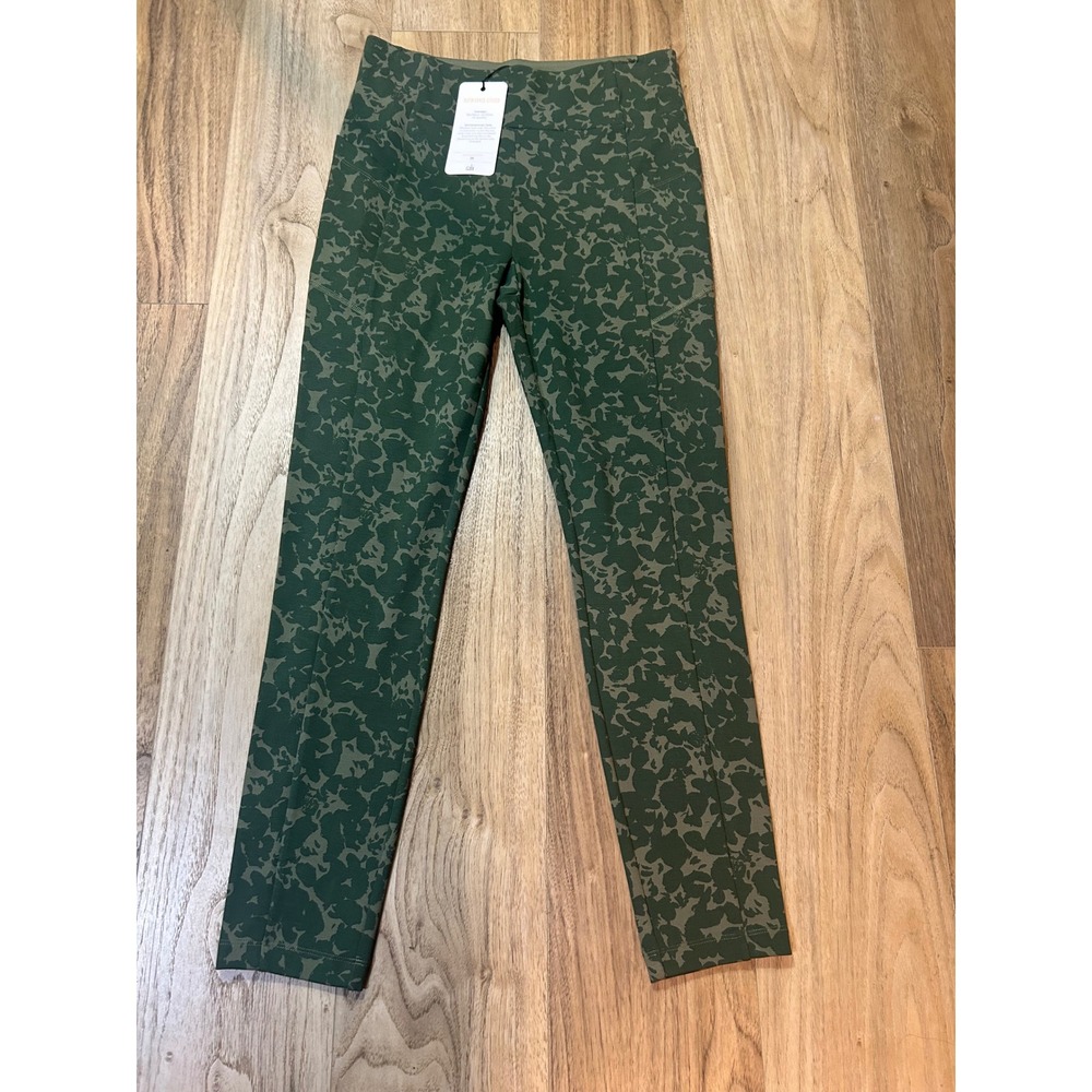 Cabi Marathon Legging 6053 Flam-o Green Camo Print Spring 2022 Womens Medium